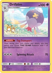 Drifblim [Tag Transport | Spinning Attack]