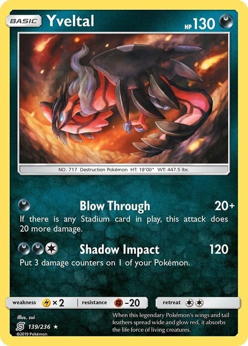 Yveltal Card Front