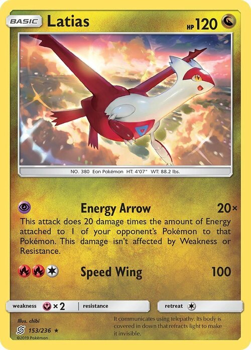 Latias Card Front