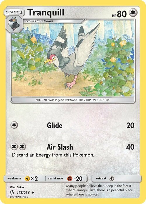 Tranquill Card Front