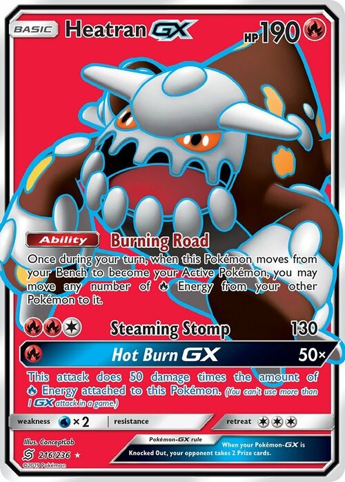 Heatran GX Card Front