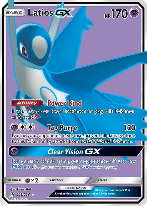 Latios GX Card Front