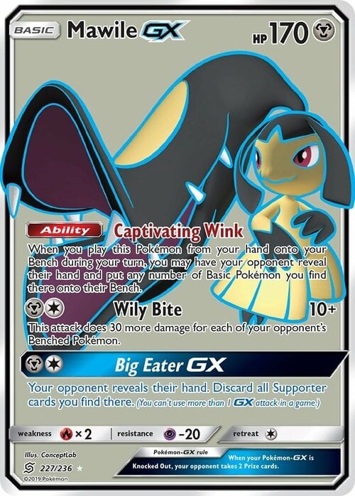 Mawile GX Card Front