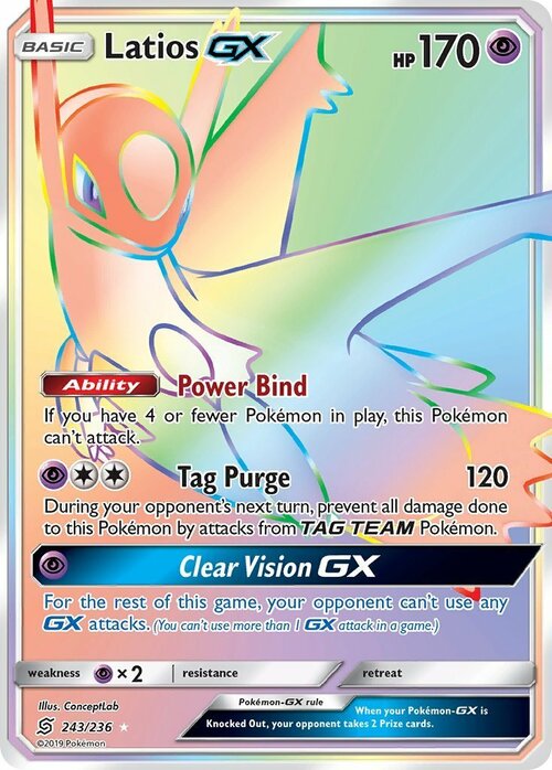 Latios GX Card Front