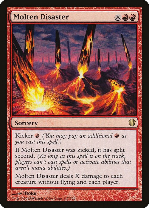 Molten Disaster Card Front