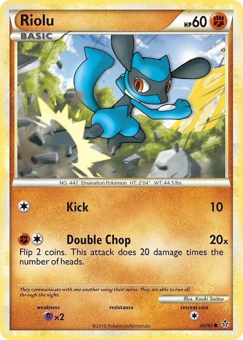 Riolu Card Front