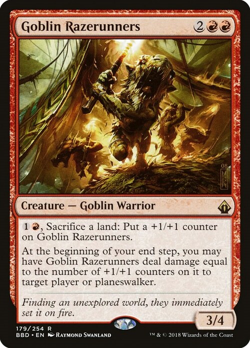 Goblin Razerunners Card Front