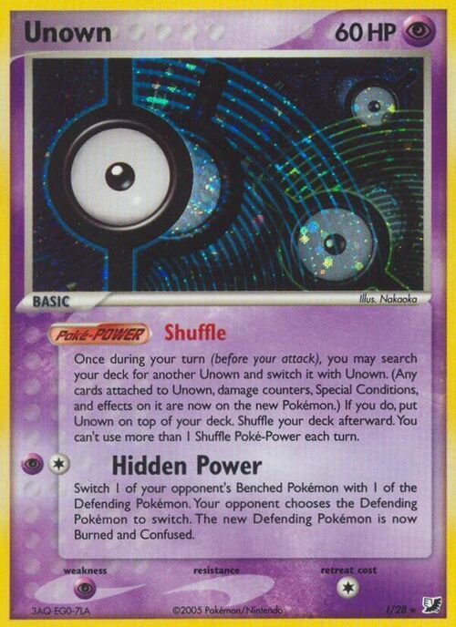 Unown Card Front