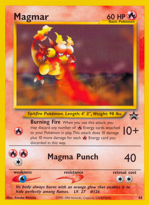 Magmar Card Front