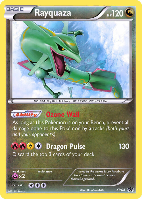 Rayquaza Card Front