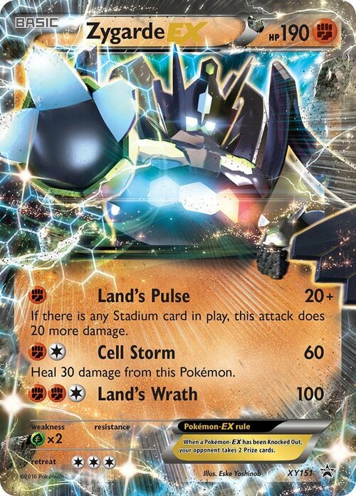 Zygarde EX Card Front