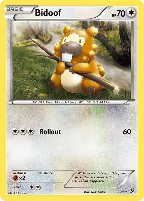 Bidoof Card Front