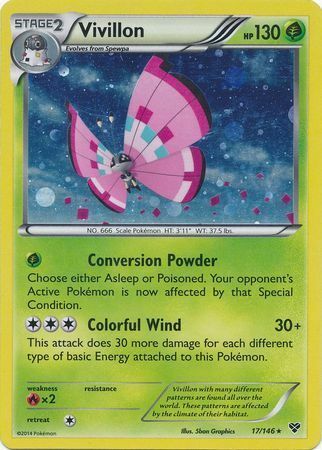 Vivillon Card Front