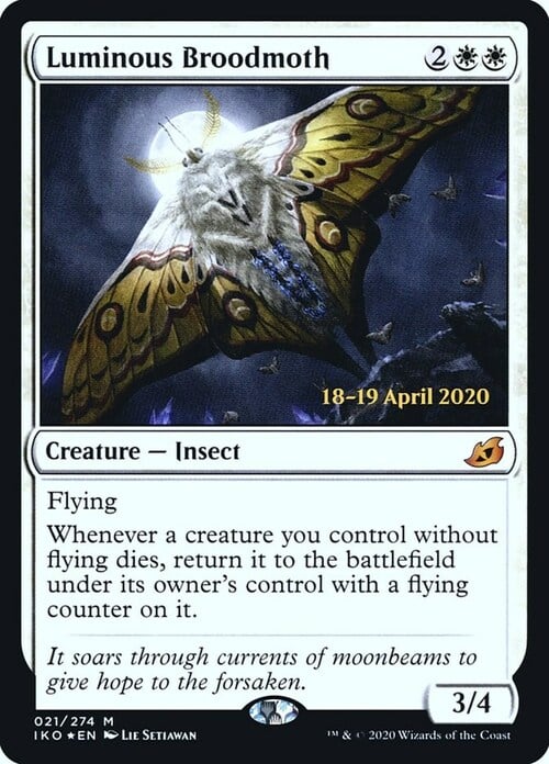 Luminous Broodmoth Card Front