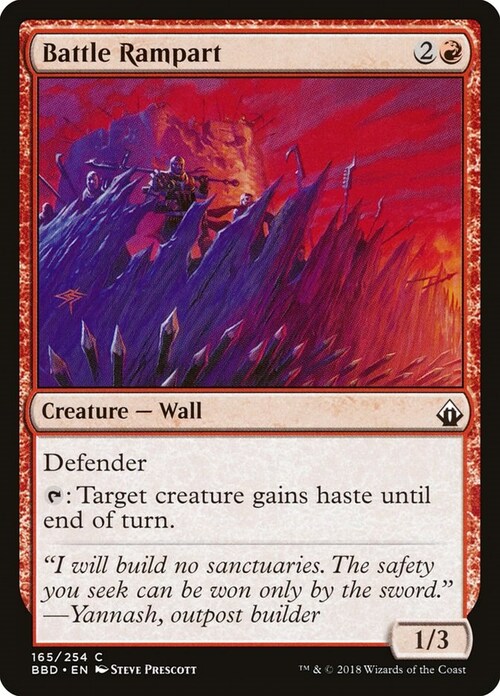 Battle Rampart Card Front