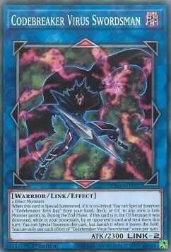 Codebreaker Virus Swordsman Card Front