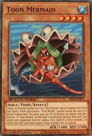 Toon Mermaid Card Front