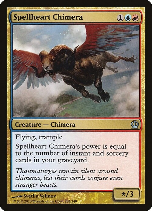 Spellheart Chimera Card Front