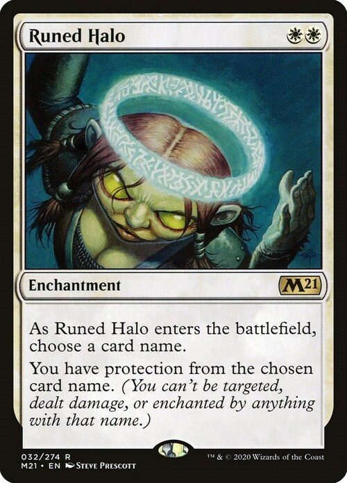 Runed Halo Card Front