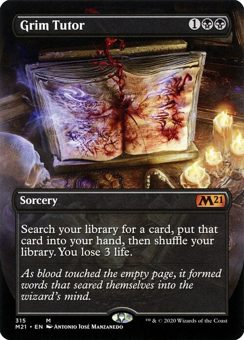 Grim Tutor Card Front