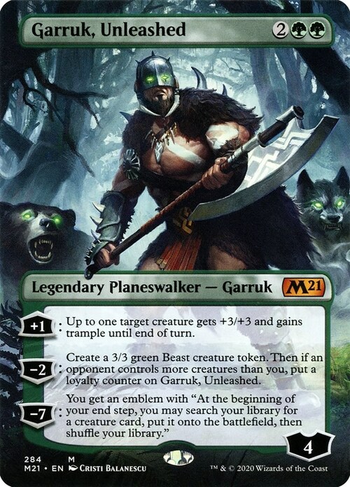 Garruk, Unleashed Card Front