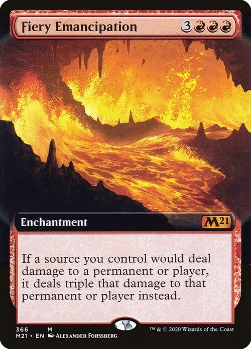 Fiery Emancipation Card Front