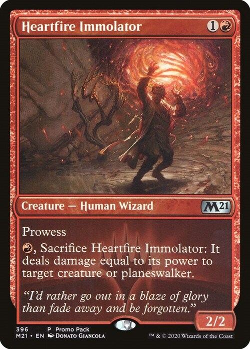 Heartfire Immolator Card Front