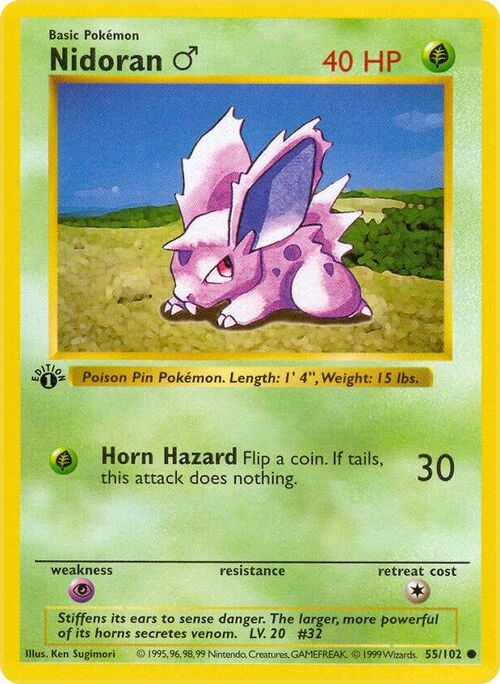 Nidoran♂ Card Front