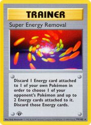 Super Energy Removal