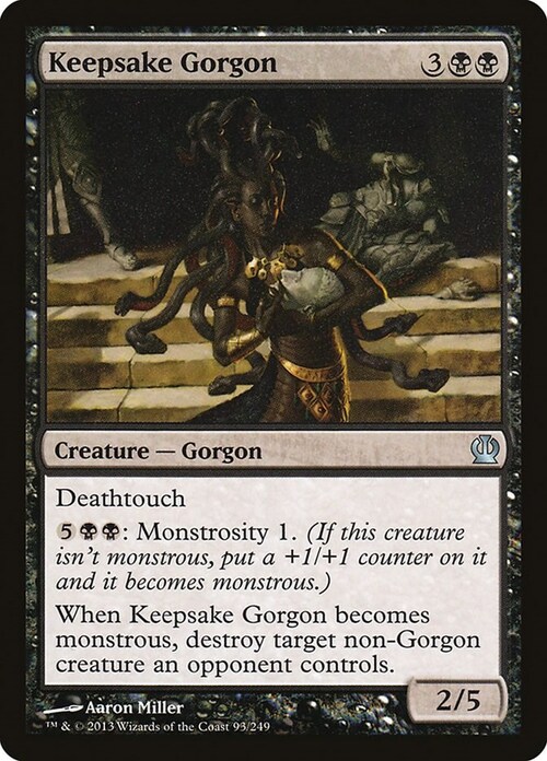 Keepsake Gorgon Card Front