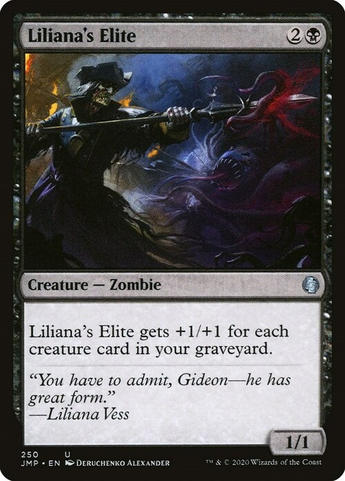 Liliana's Elite Card Front