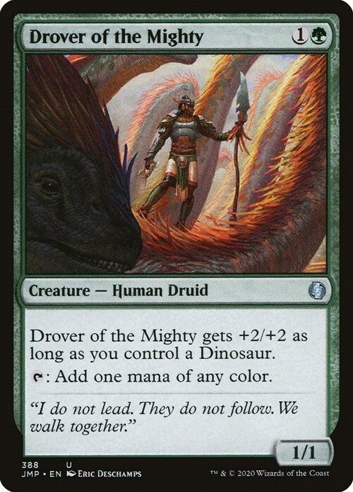 Drover of the Mighty Card Front