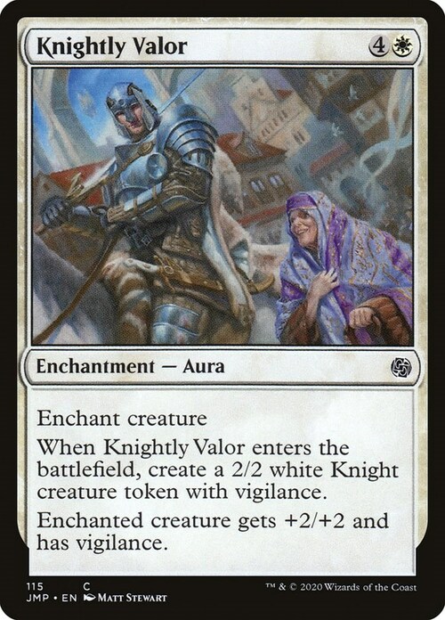 Knightly Valor Card Front