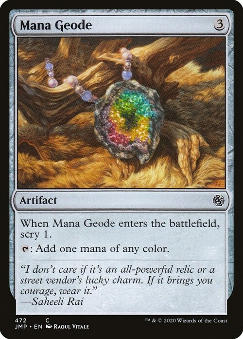 Mana Geode Card Front