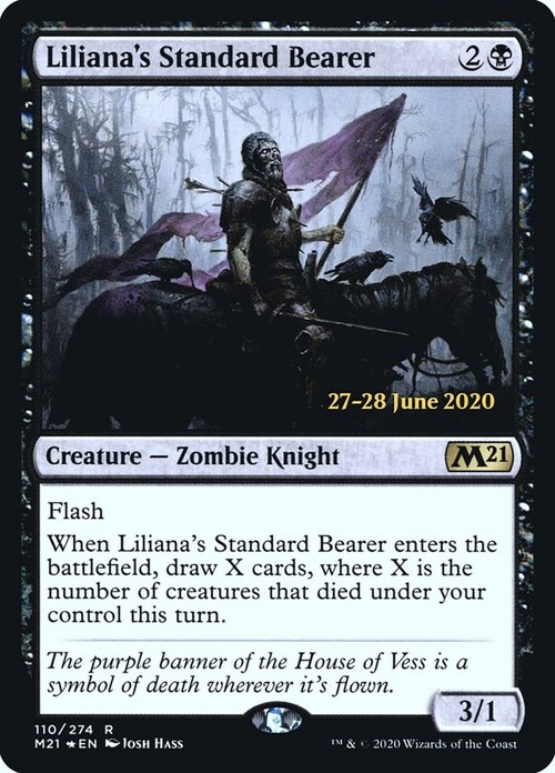 Liliana's Standard Bearer Card Front