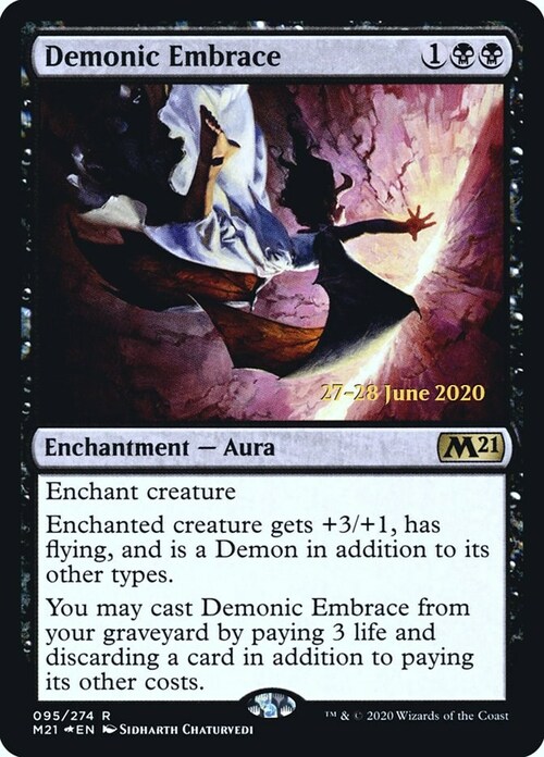 Demonic Embrace Card Front