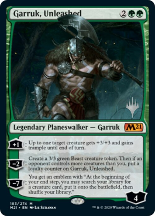 Garruk, Unleashed Card Front