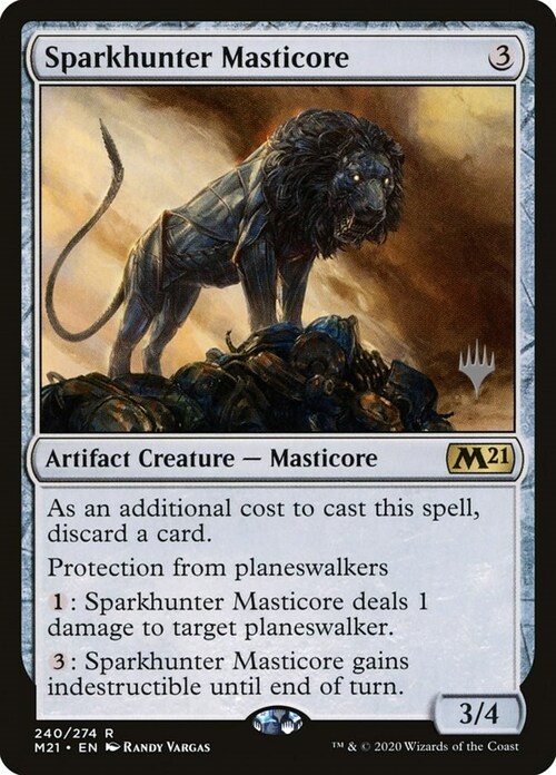 Sparkhunter Masticore Card Front