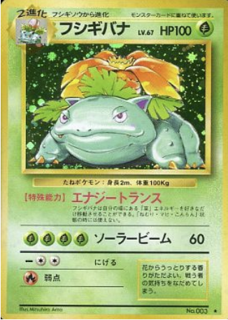 Venusaur Card Front