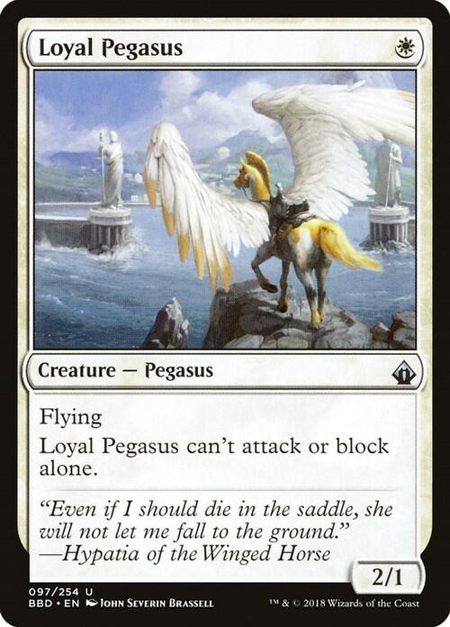 Loyal Pegasus Card Front