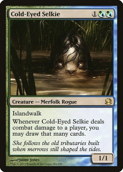 Cold-Eyed Selkie Card Front