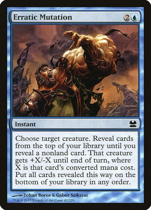 Erratic Mutation Card Front