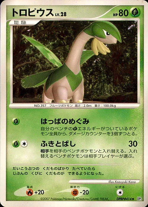 Tropius Lv.28 Card Front