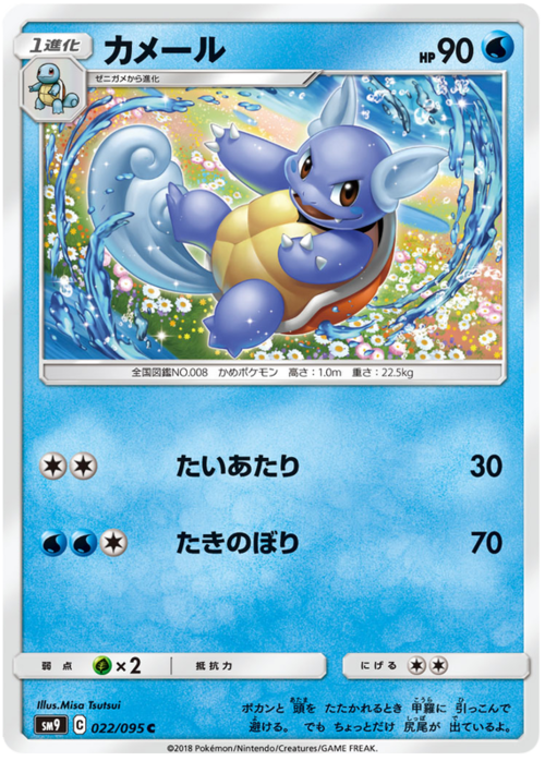 Wartortle Card Front