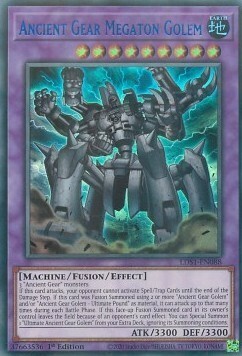 Ancient Gear Megaton Golem Card Front