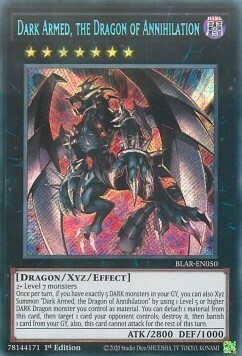 Dark Armed, the Dragon of Annihilation Card Front