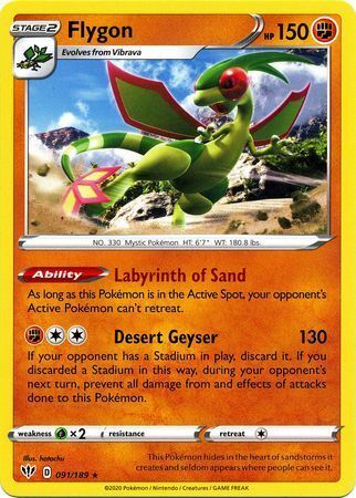 Flygon Card Front