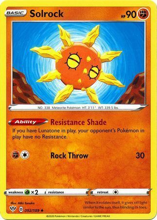 Solrock Card Front