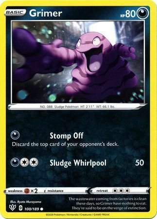 Grimer Card Front