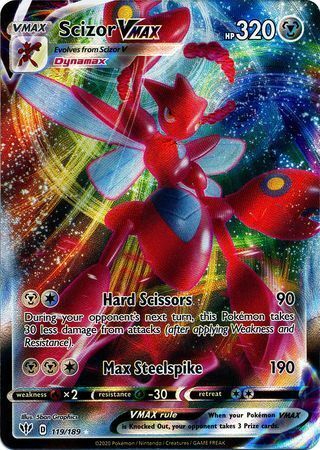 Scizor VMAX Card Front